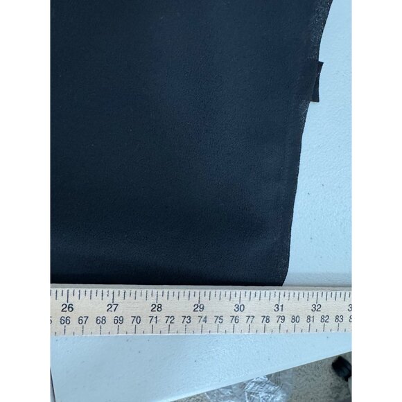 VTG Joseph Ribkoff high waist wide leg chiffon‎ Overlay pants black 90s sz 14 - Picture 8 of 10